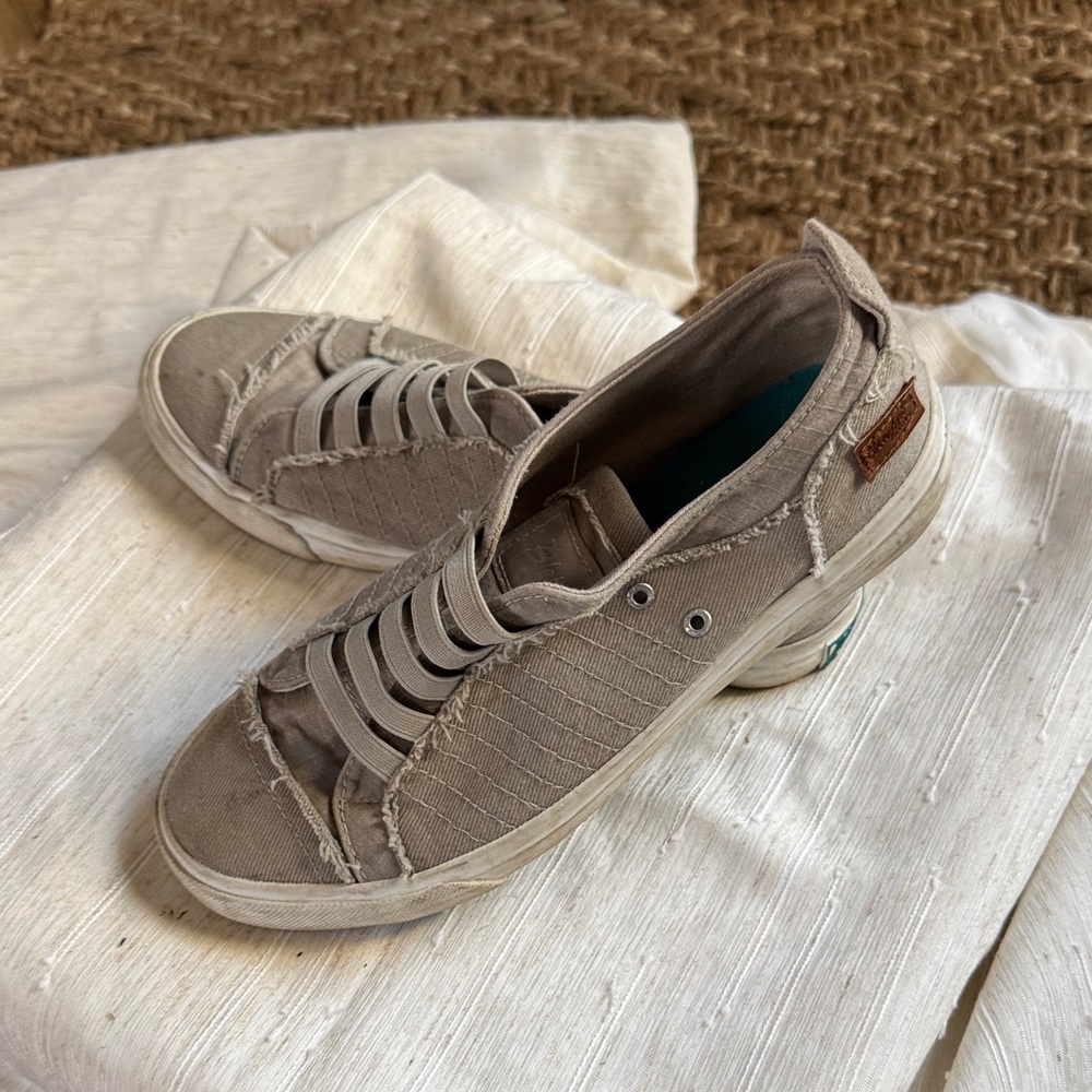 Blowfish Taupe Slip-On Sneakers